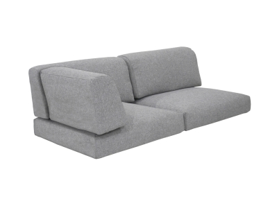 Zebra Belvedere 2-Sitzer, Lehne links Kissen-Set 3666 Olefin