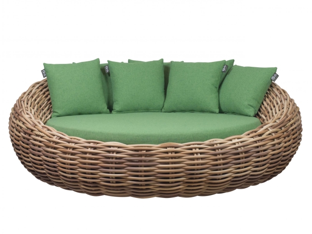 Apple Bee Cocoon Daybed Gr�n inkl. Kissen 220x220x92cm