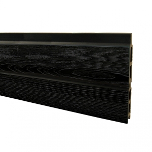 Elephant Einzellamelle Rhombus WPC nero co-extrudiert 14,1x180cm