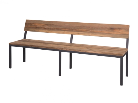 Zebra Alex Gartenbank 57 x 190cm aus recyceltem Teakholz