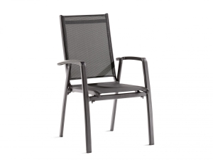 Stapelsessel eisengrau