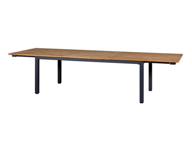 Zebra Hudson Ausziehtisch 230-315x100cm aus Teakholz geb�rstet