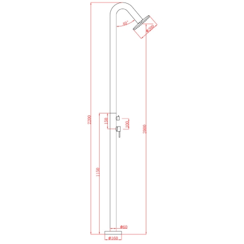 Ideal Gartendusche Sophie