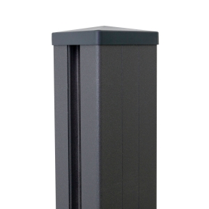 GrojaLumino Pfosten 7x7x300cm - anthrazit inkl. Kappe