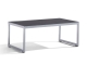 Sieger Loungetisch 110x60x44cm graphit, Tischplatte Spraystone eisengrau
