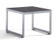 Sieger Loungetisch 60x60x44cm graphit - Tischplatte Spraystone eisengrau