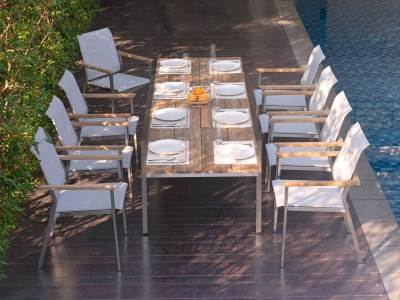 Zebra Gartenm&ouml;bel-Set Kubex-Infinity