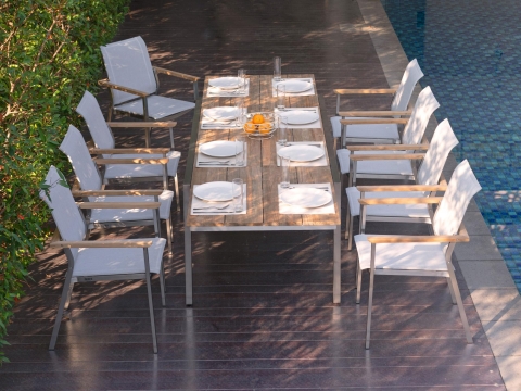 Zebra Gartenm�bel-Set Kubex-Infinity