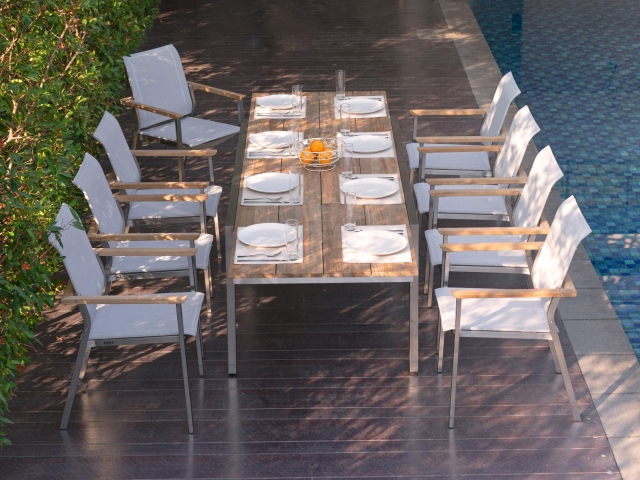 Zebra Gartenm�bel-Set Kubex-Infinity