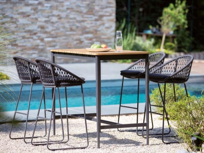 Niehoff Gartenm&ouml;bel Bar-Set Kuta-Luna