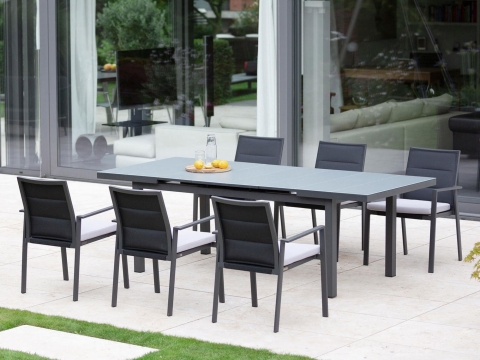 Niehoff Gartenm�bel Sitzgruppe Nancer-Nancy 7-teilig