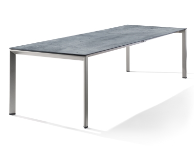 Sieger Tisch verl&auml;ngerbar 180-290x100cm Graphit-Zement-graphit