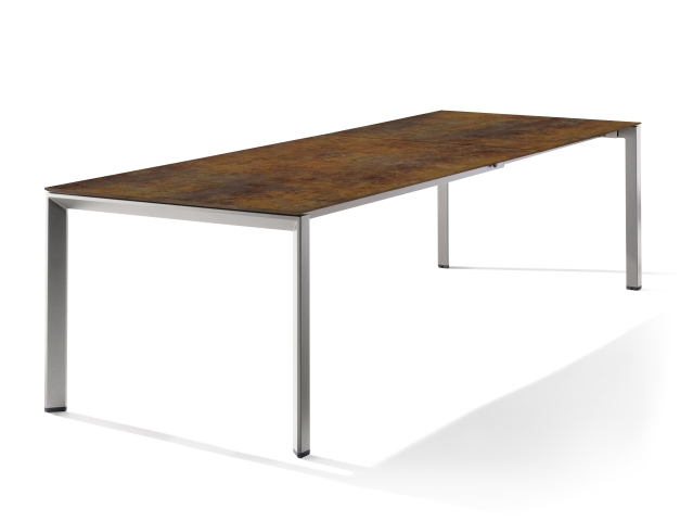 Sieger Tisch verl�ngerbar 180-290x100cm Graphit-Bronze