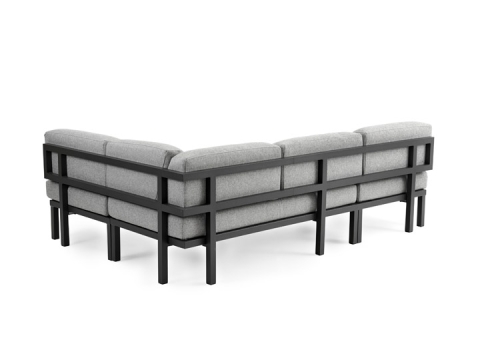 Brafab Gonesse Loungegarnitur mit Kissen 225x295x74cm