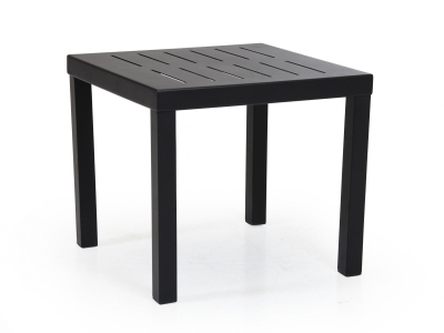 Brafab Belfort Beistelltisch 50x50x50cm, Aluminium schwarz