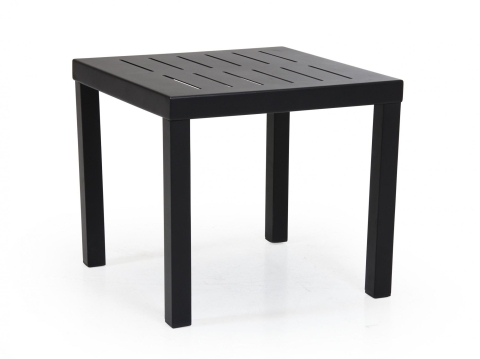 Brafab Belfort Beistelltisch 50x50x50cm, Aluminium schwarz