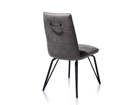 Habufa Bella Stuhl Microfaser Rocky, Off black