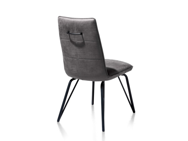 Habufa Bella Stuhl Microfaser Rocky, Off black