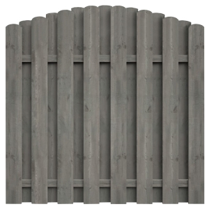 Bohlenzaun Boleo Kiefer kdi grau 180x180-160cm 51195 Bohlenzaun Boleo Kiefer kdi grau 180x180-160cm 51195