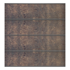 Rostoptik-Abschlussprofil Anthrazit