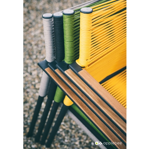 Apple Bee Jakarta Armlehnstuhl grey