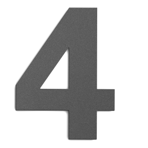 CMD Hausnummer gro&szlig; 4 anthrazit