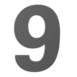 CMD Hausnummer gro&szlig; 9 anthrazit