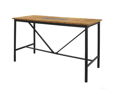 Apple Bee Milou Bartisch 150x78cm, Schwarz