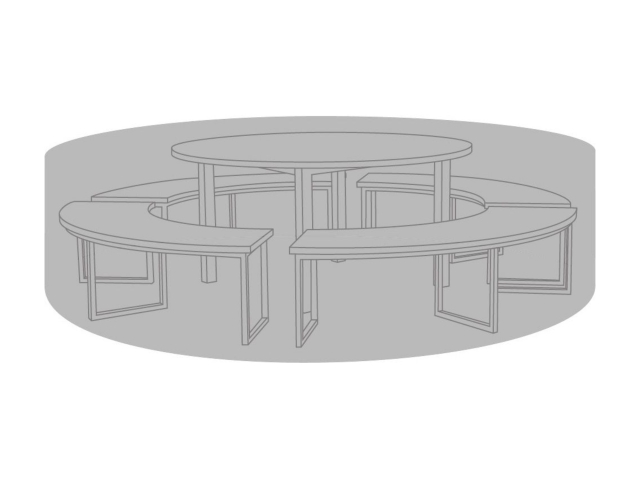 Zebra Schutzh�lle f�r Gruppen rund 6112 Schwarz