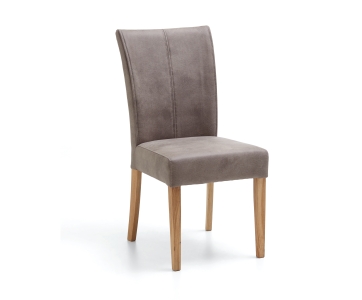 Niehoff Polsterstuhl ohne Armlehnen, stone Niehoff Polsterstuhl ohne Armlehnen, stone