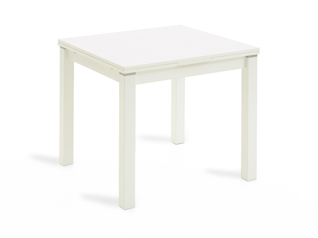 Niehoff Minimax Tisch wei� erweiterbar, 80cm