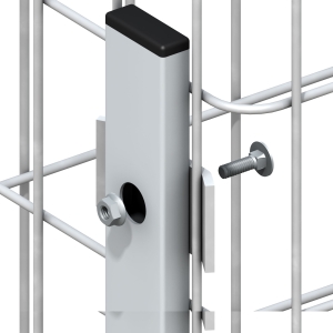 Gabionen-Zaun-Adapter Set 601 - L&auml;nge: 192cm