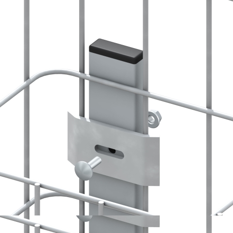 Gabionen-Zaun-Adapter Set 601 - L�nge: 192cm