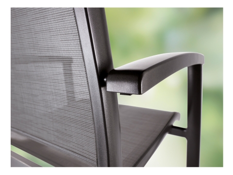 Sieger Royal Stapelsessel Aluminium eisengrau