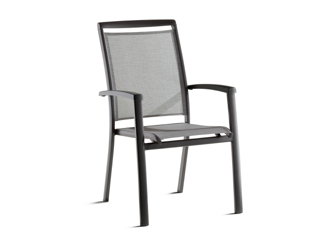 Sieger Royal Stapelsessel Aluminium eisengrau