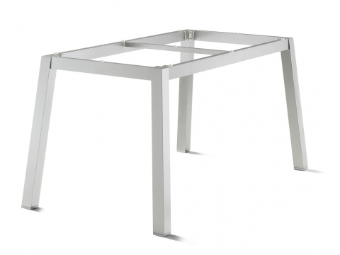 Sieger Loft Tischgestell Quadratrohr graphit, 140x70cm