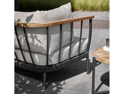 Apple Bee Condor Lounge-Set I Aluminium black