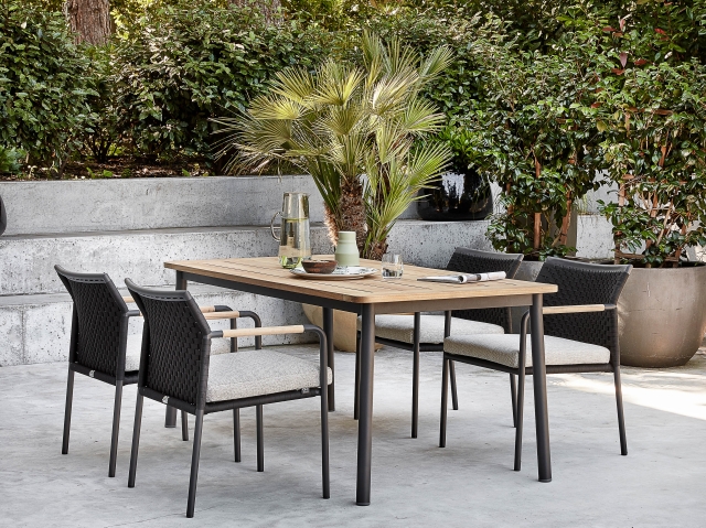 Apple Bee Elle Dining-Tisch Teak 180x90cm