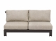 Apple Bee Sticks and More 2-Sitzer Sofa 144cm Alu taupe