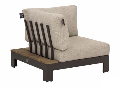 Apple Bee Sticks and More Eckmodul 87x87cm Alu taupe