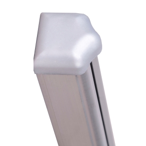 GroJa Solid U-Montageprofil - 200cm silbergrau DB701