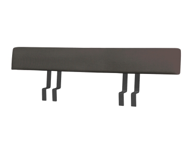 Zebra Quadux Alu R&uuml;ckenkissen 140cm turmalin grey