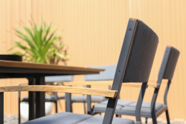 Zebra Quadux Alu Sessel turmalin grey