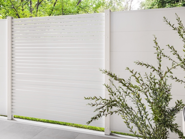 Zaunfeld System Rhombus Alu wei� 2952 59x180cm