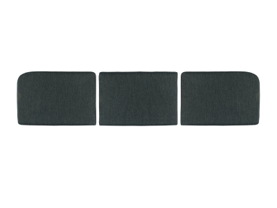 Niehoff Kubu R&uuml;ckenkissen Southern anthrazit, 3er Set, 60x40cm