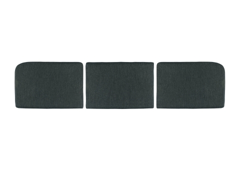 Niehoff Kubu R�ckenkissen Southern anthrazit, 3er Set, 60x40cm