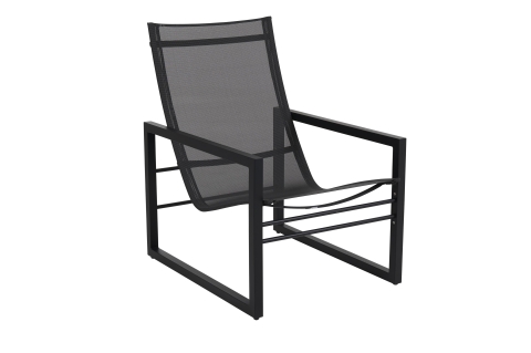 Brafab Vevi Loungesessel Aluminium schwarz