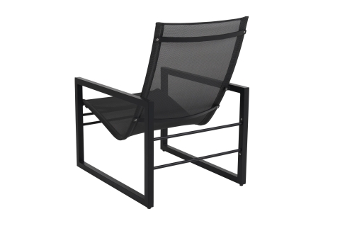 Brafab Vevi Loungesessel Aluminium schwarz