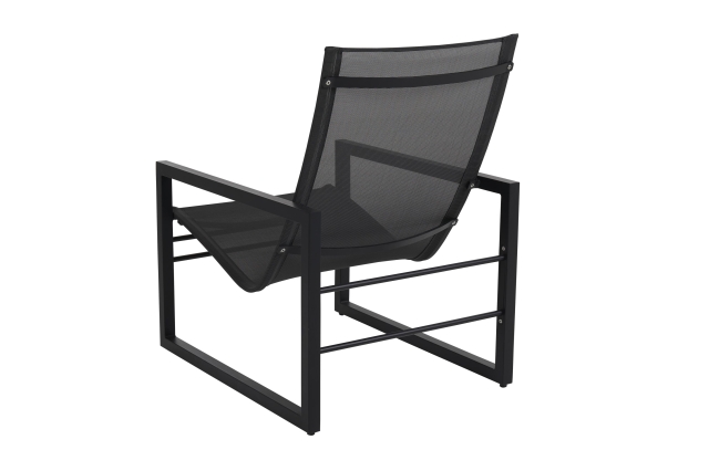 Brafab Vevi Loungesessel Aluminium schwarz