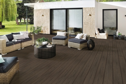 DreamDeck Prestige terra braun - Terrassendiele 23x195x3000mm